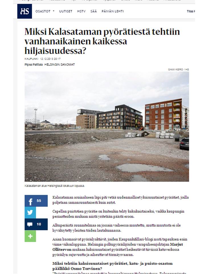 Helsingin Sanomat ihmettelivät samaa 12. joulukuuta 2013